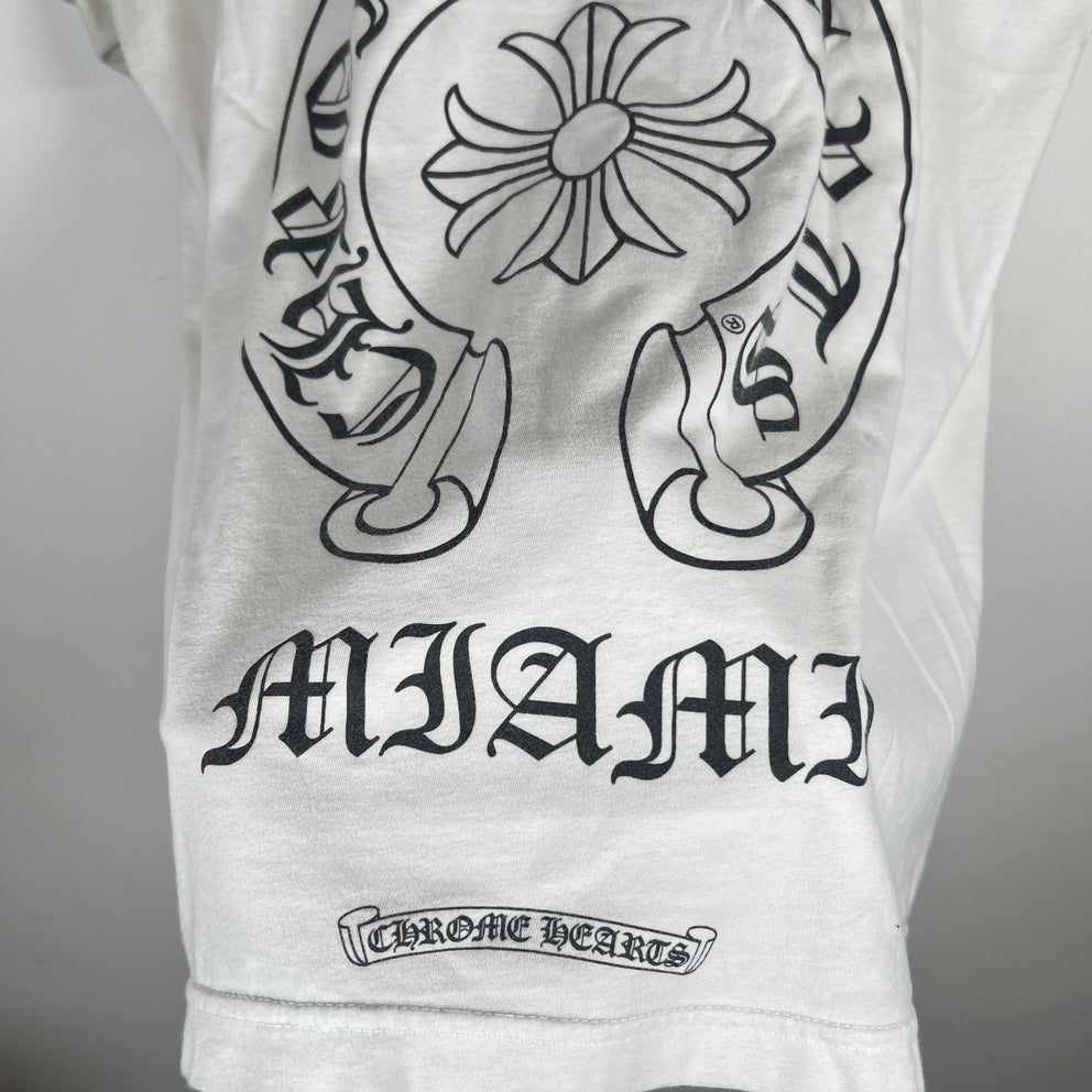 Chrome Hearts Horseshoe Miami T-Shirt Size L