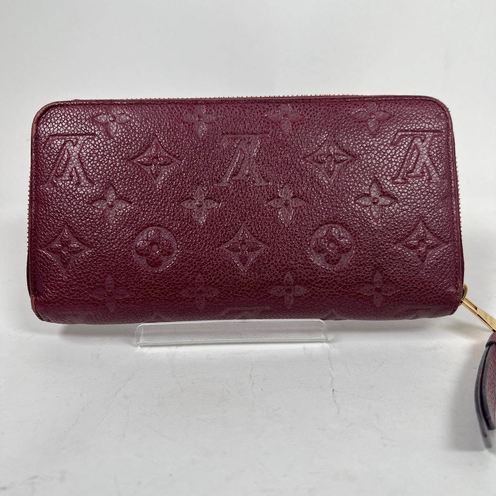 Louis Vuitton Aurore Monogram Empreinte Leather Zippy Wallet