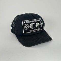 Chrome Hearts Black Las Vegas Trucker Hat