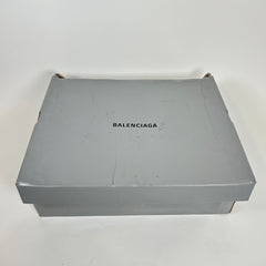 Balenciaga Black Leather Strike Boot Size 12