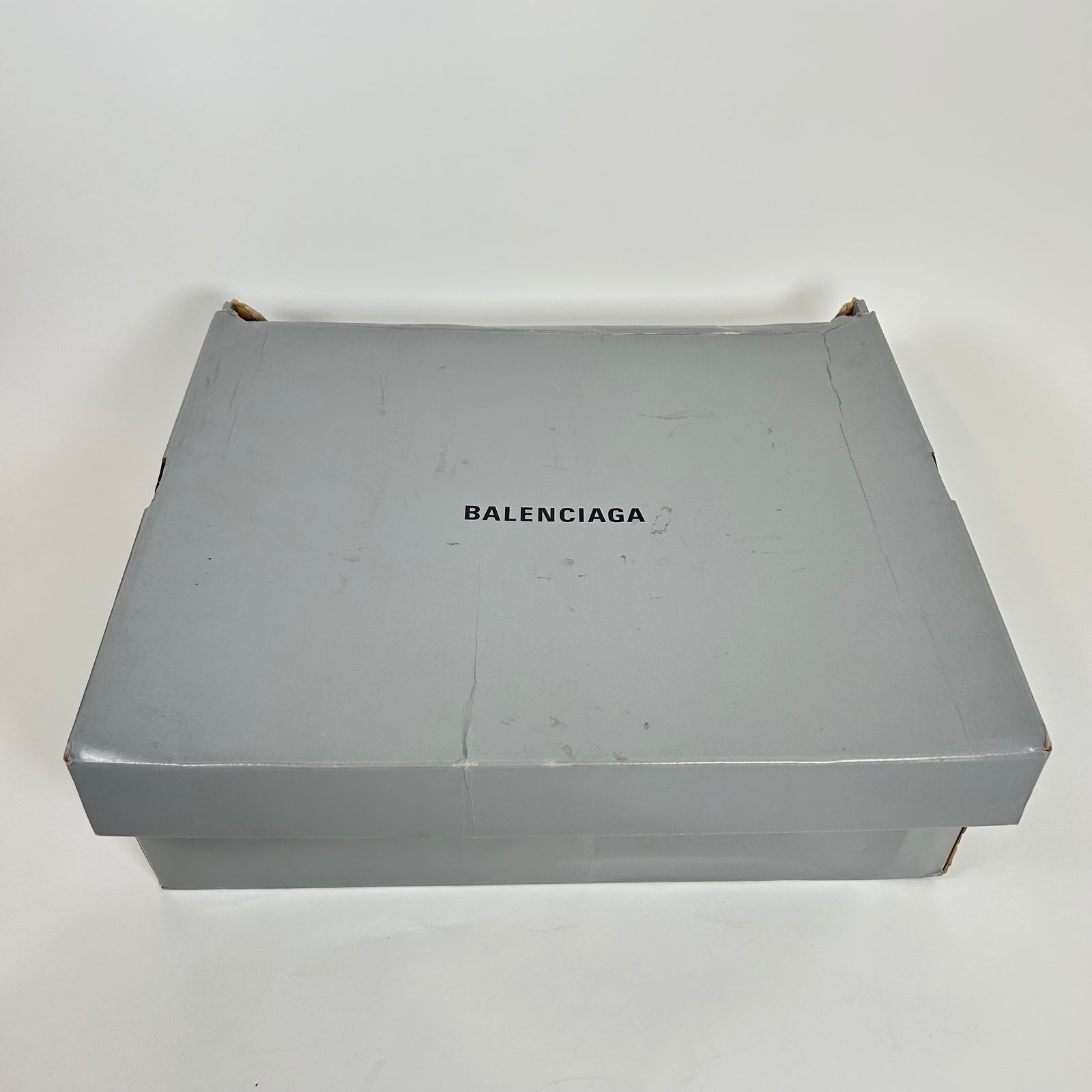 Balenciaga Black Leather Strike Boot Size 12