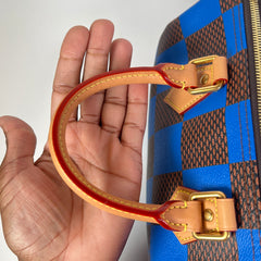 Louis Vuitton Blue Damier Pop Speedy Bandouliere 25