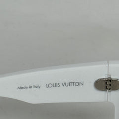 Louis Vuitton White Cyclone Sport Sunglasses