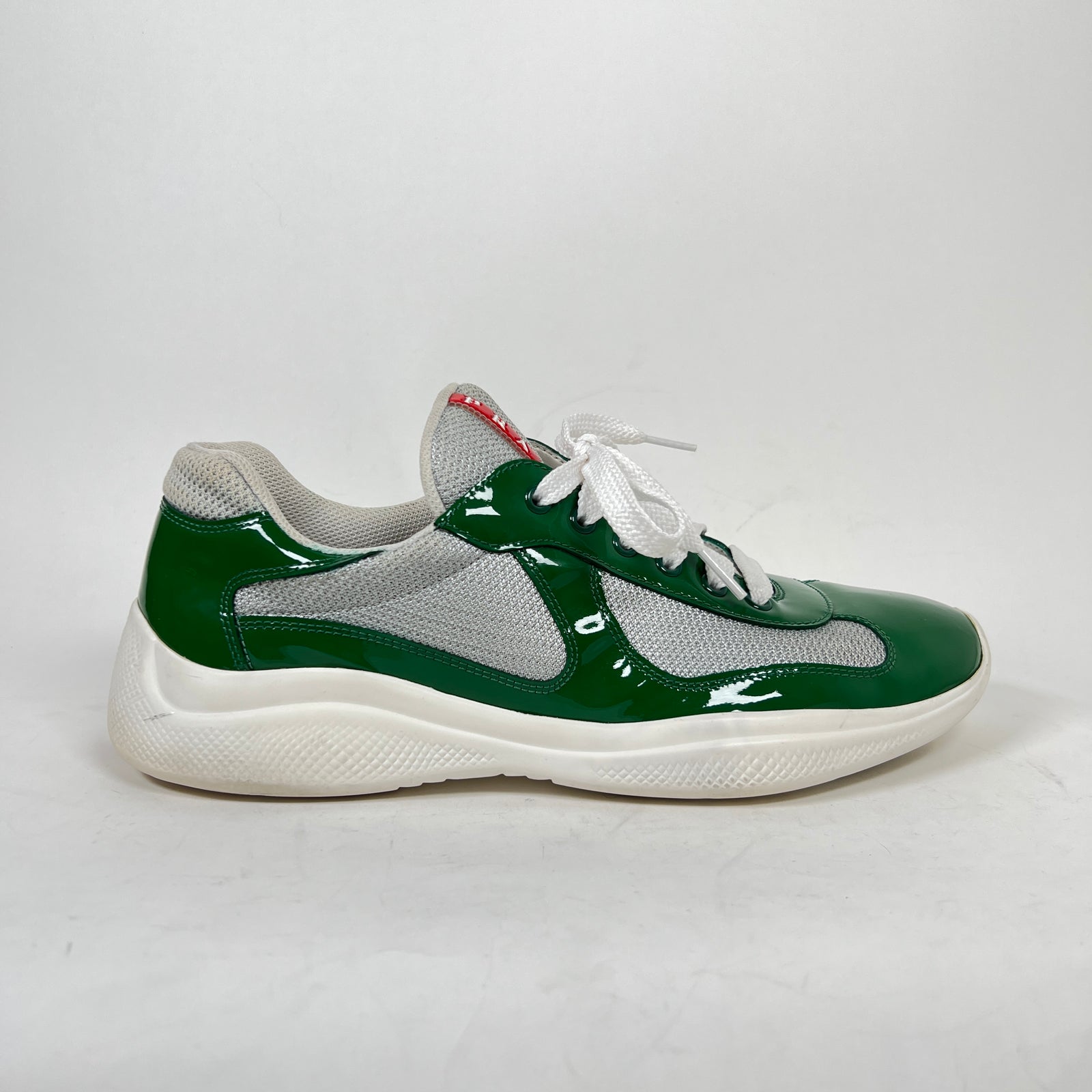Prada Green America Cups Sneaker Size 8.5