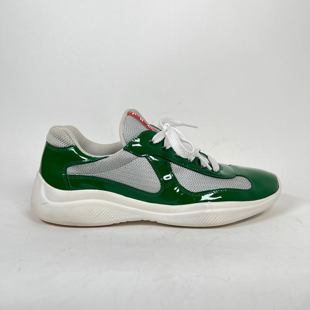 Prada Green America Cups Sneaker Size 8.5