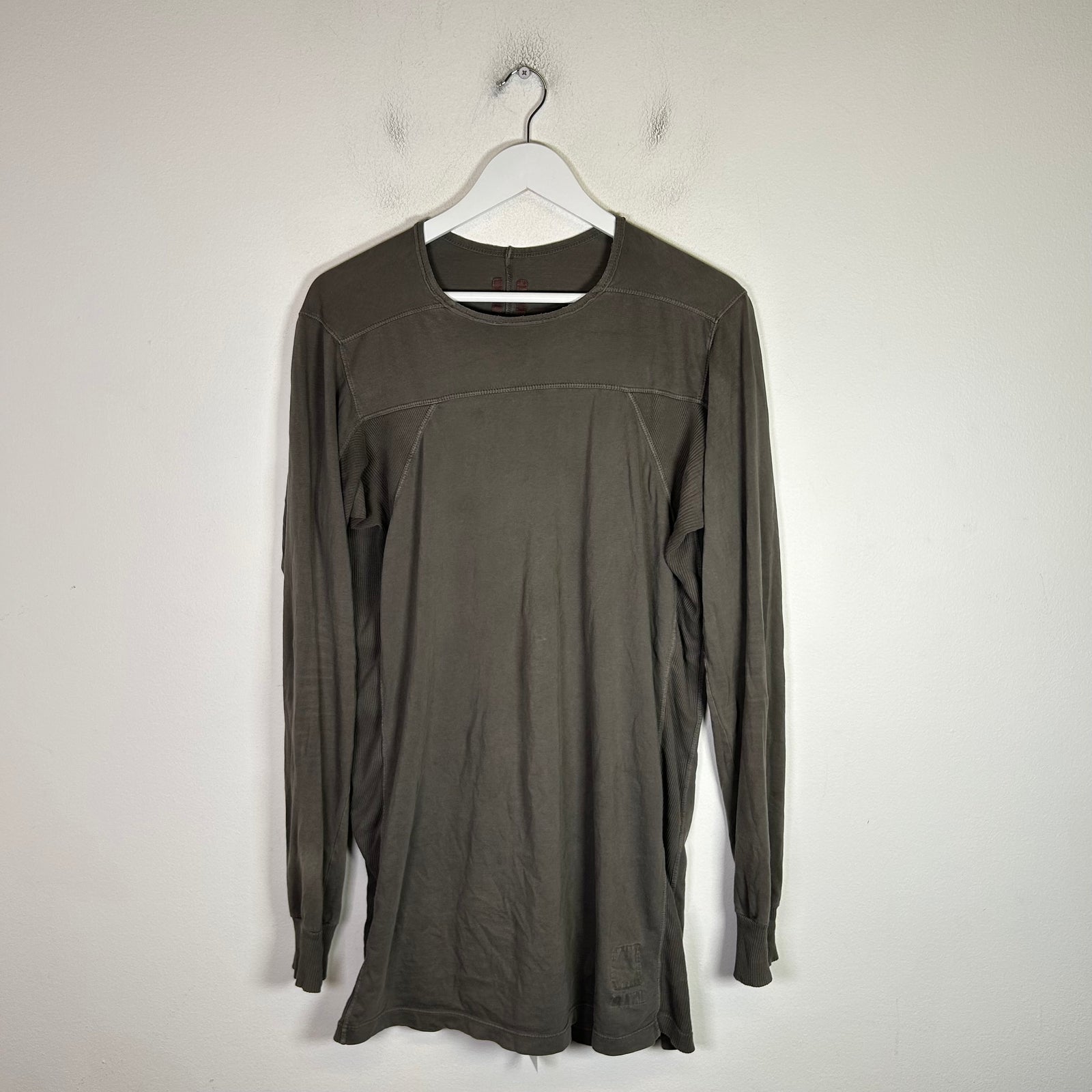Rick Owens DRKSHDW Dark Dust Basic Ribbed Longsleeve