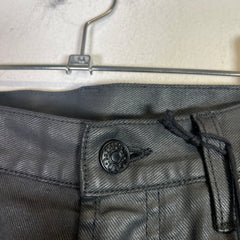 Gucci Black Waxed Horsebit Jeans