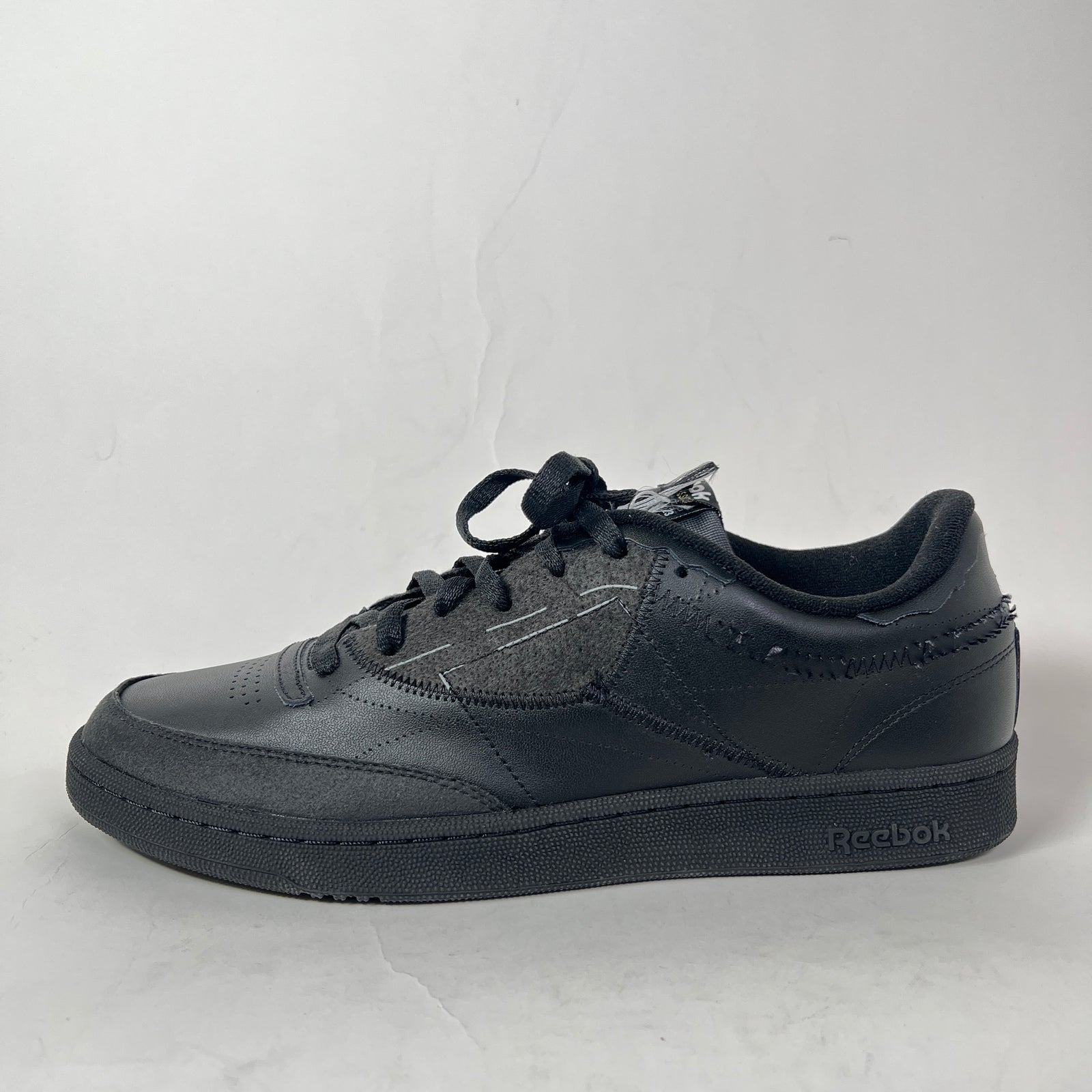 Maison Margiela x Reebok Black Club-C Sneaker Size 12