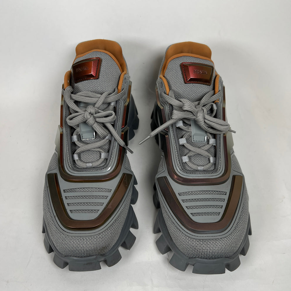 Prada Grey/Bronze Cloudbust Thunder Sneaker Size 9.5