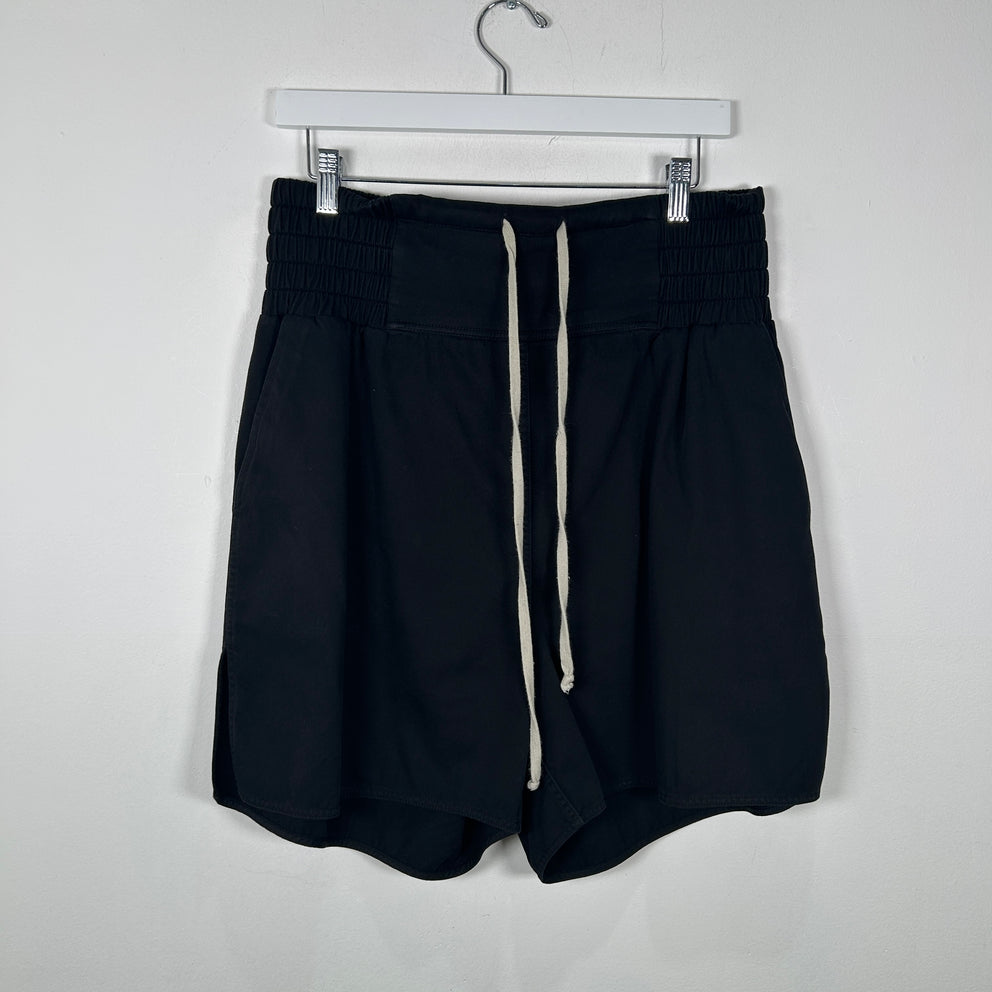 Rick Owens Fogachine Black Boxing Shorts Size L