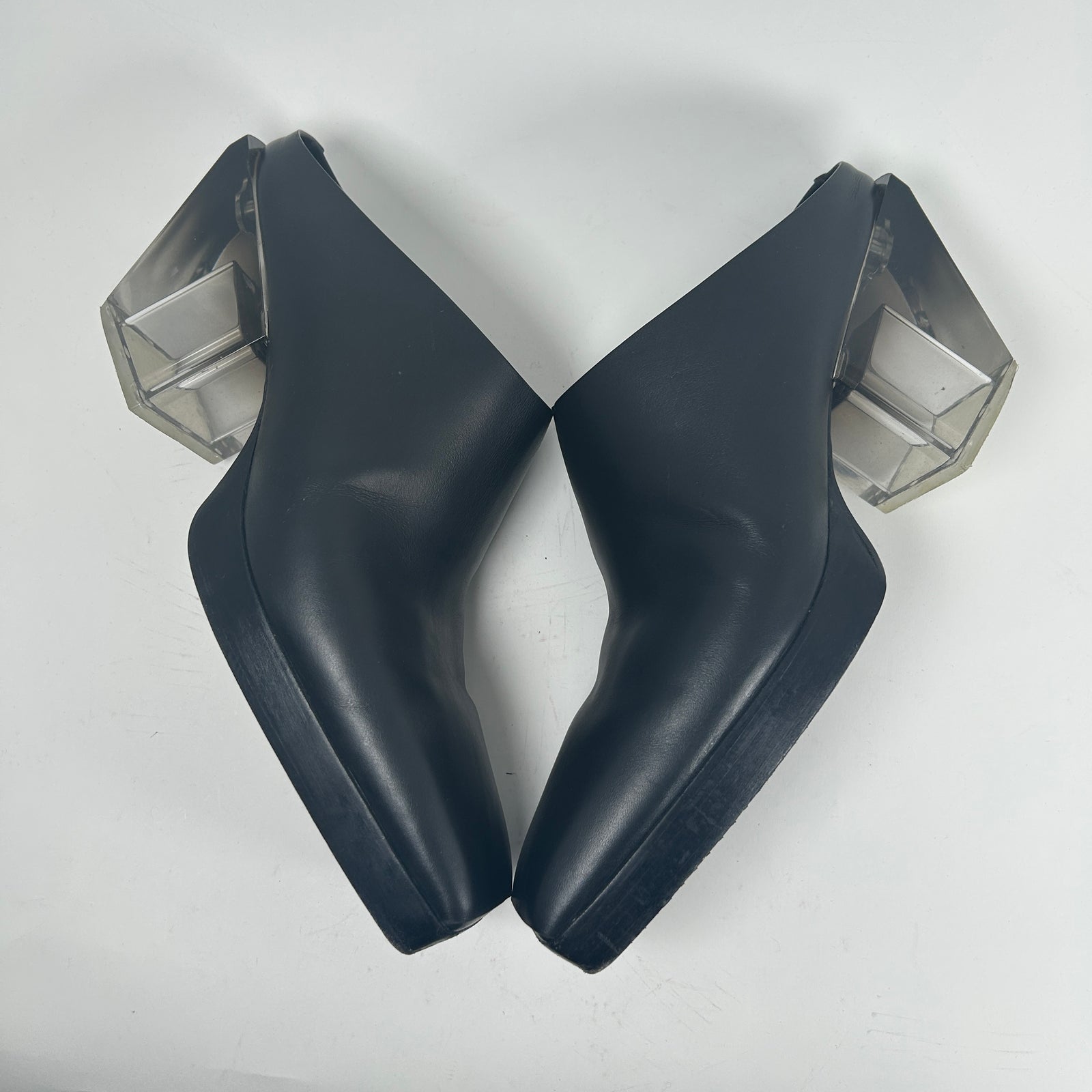 Rick Owens Calfskin EDFU Mules Size 43