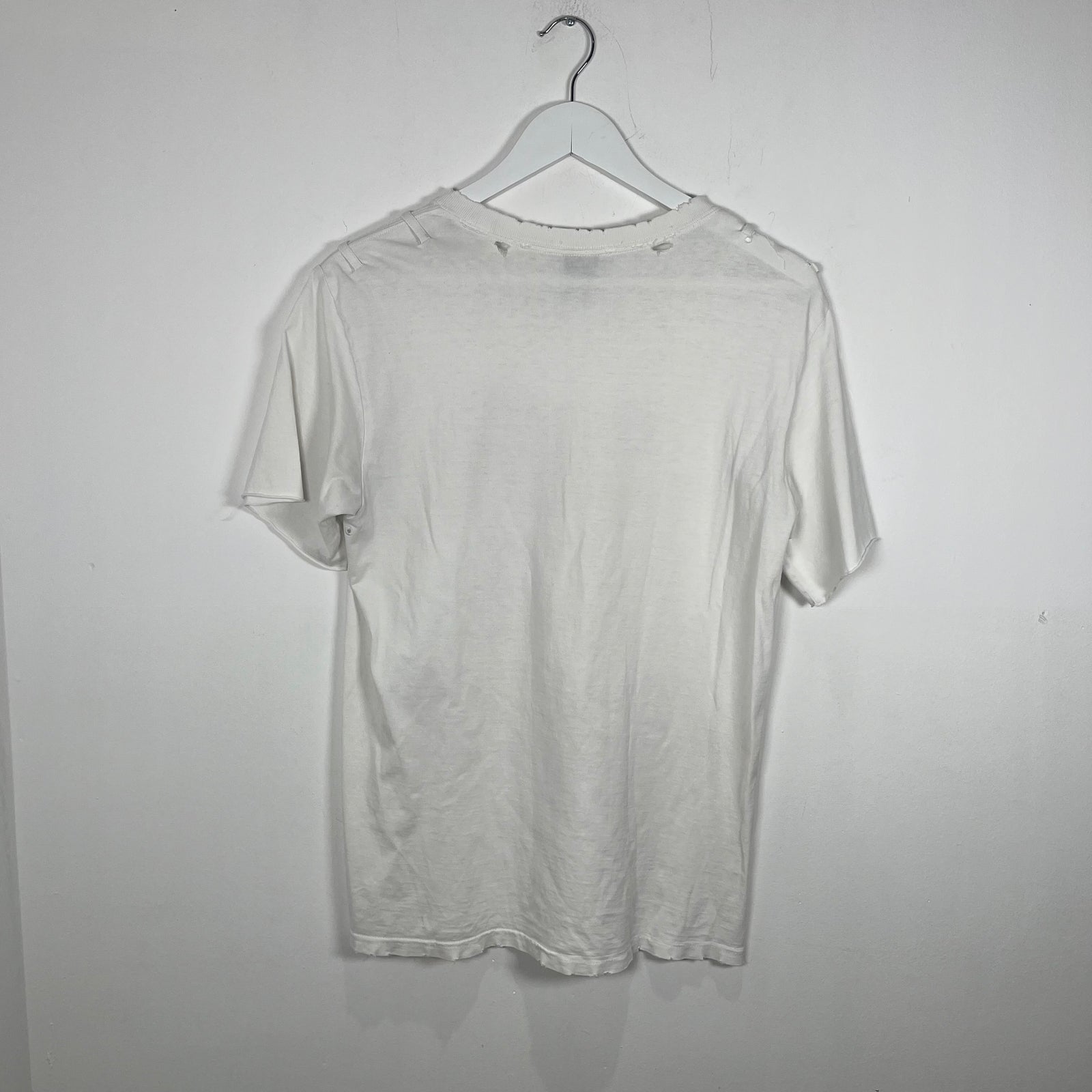 Number (N)ine White 'Shut Up' T-Shirt Size 2