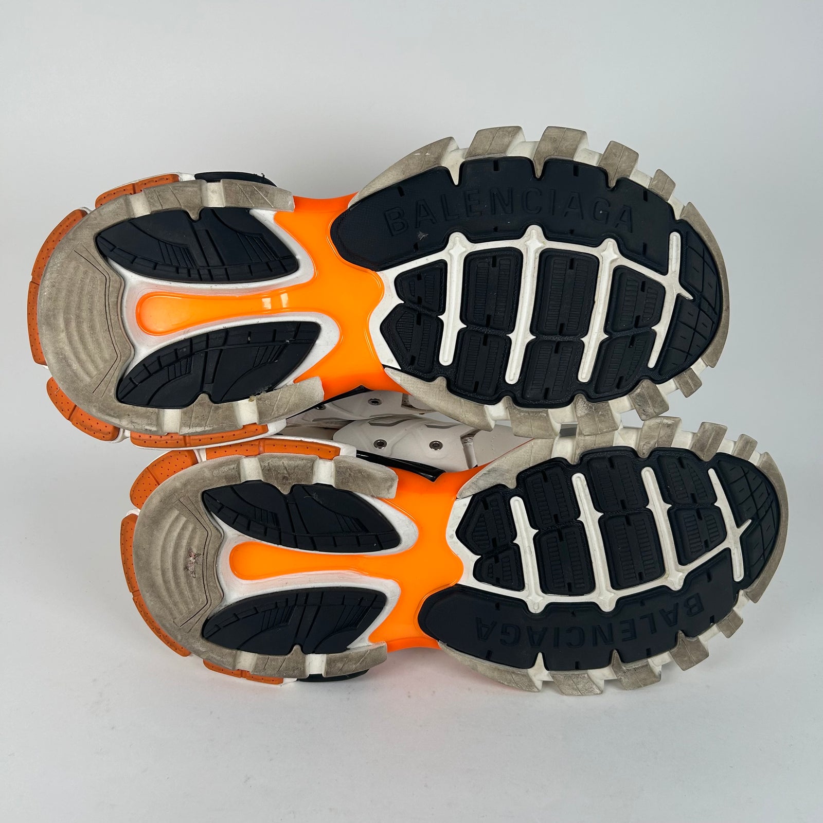 Balenciaga Orange/White Track Sneaker Size 12