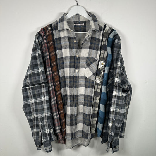 Needles Rebuild Zipper Flannel Size XL