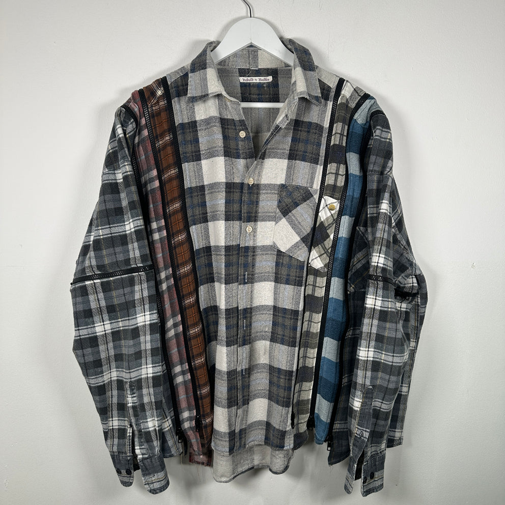 Needles Rebuild Zipper Flannel Size XL