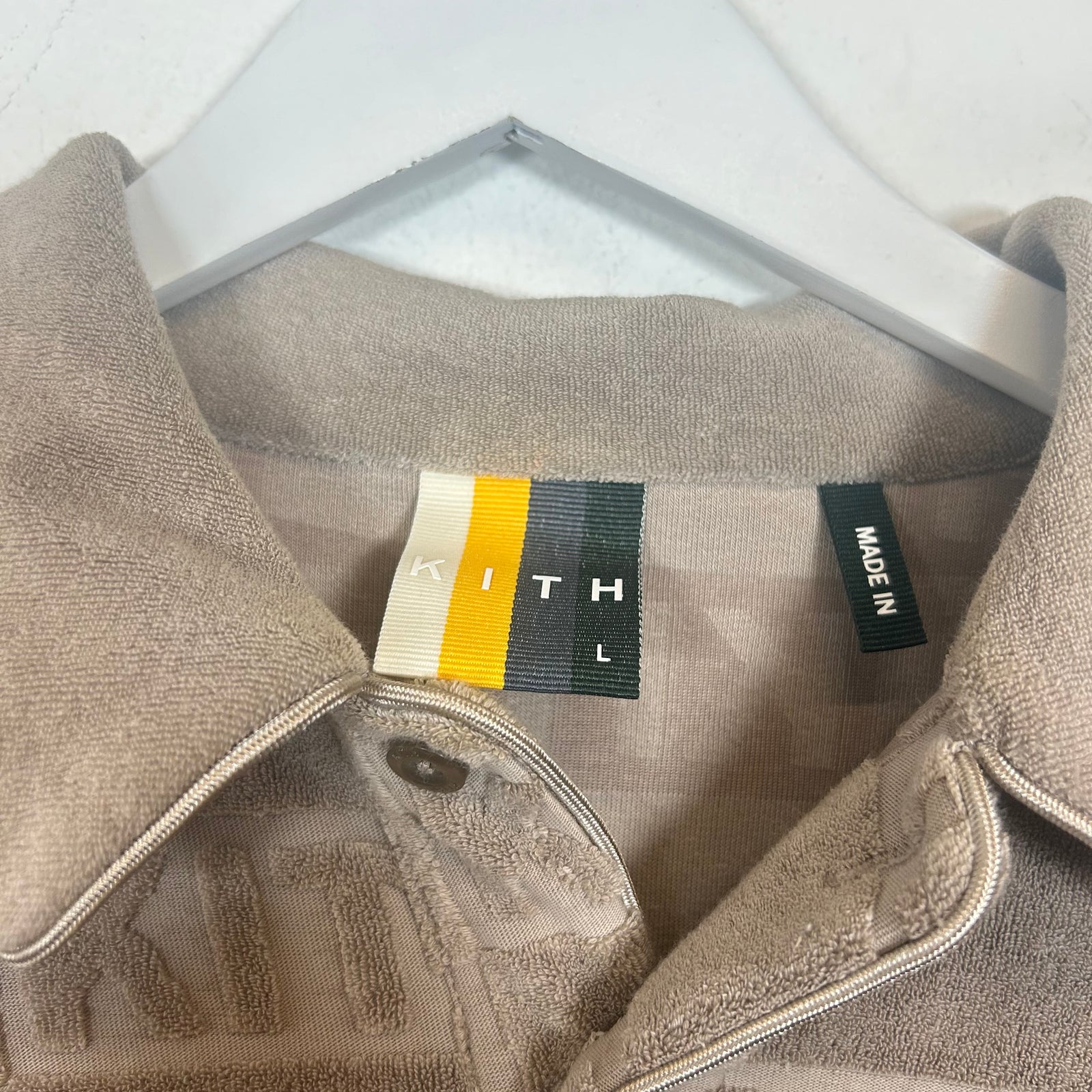 Kith Graham Polo Beige Size L