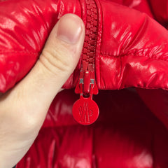 Moncler Red Puffer Size M
