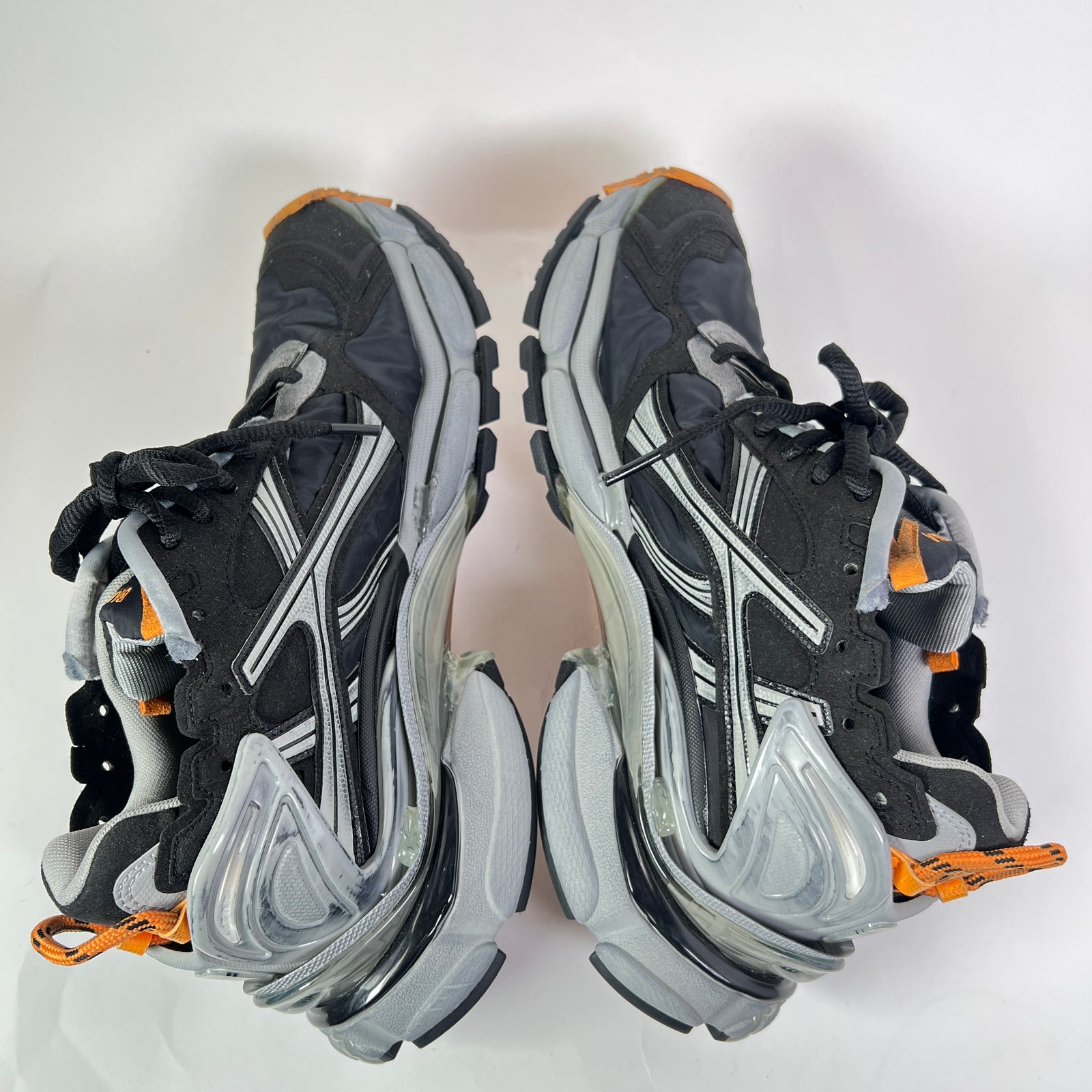 Balenciaga Black/Orange Nylon Runner
