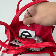 Telfar Red Mini Tote Bag