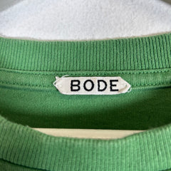 Bode Green Embroidered Mallard T-shirt Size Free