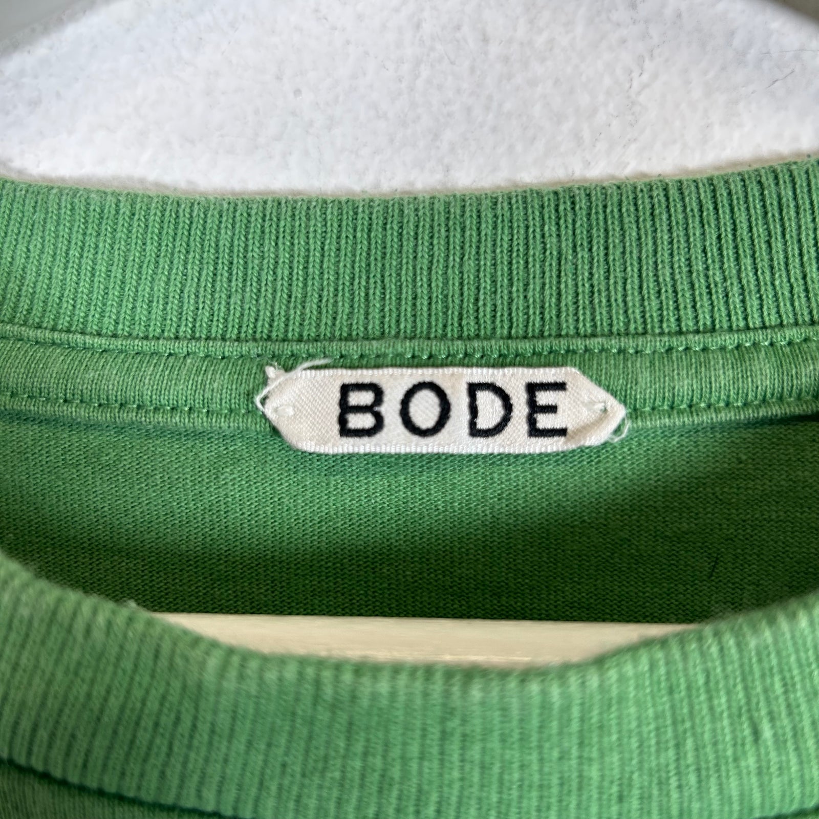 Bode Green Embroidered Mallard T-shirt Size Free