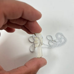 Chrome Hearts White Silicone Cross Necklace