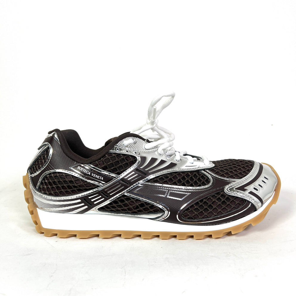 Bottega Veneta Brown Mesh Orbit Sneakers