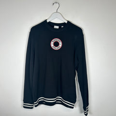 Burberry Black Archway Striped Sweater Size S