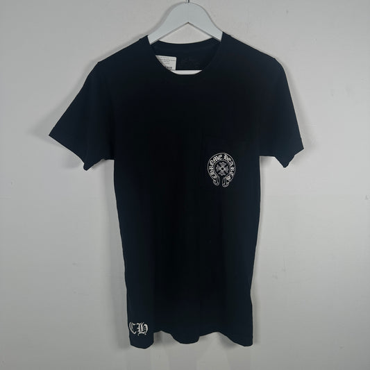 Chrome Hearts Black 'Hong Kong' Horseshoe Graphic T-Shirt Size S