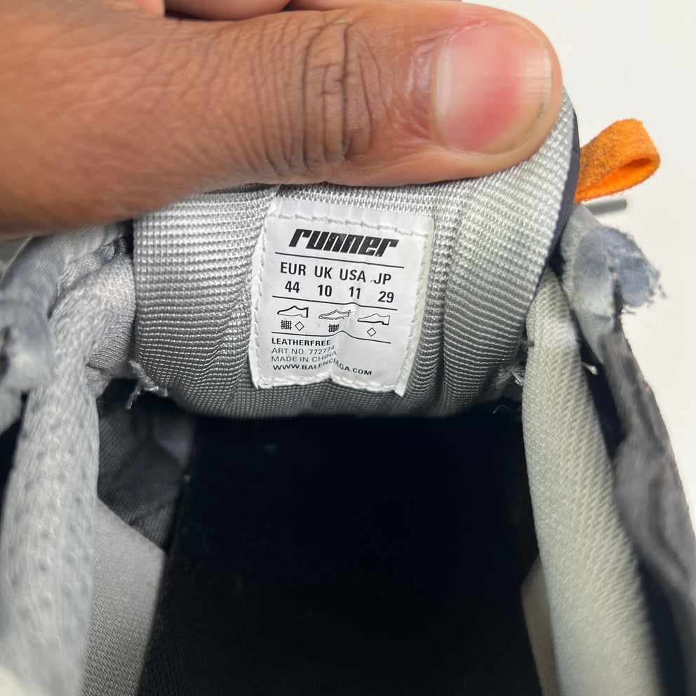 Balenciaga Black/Orange Nylon Runner