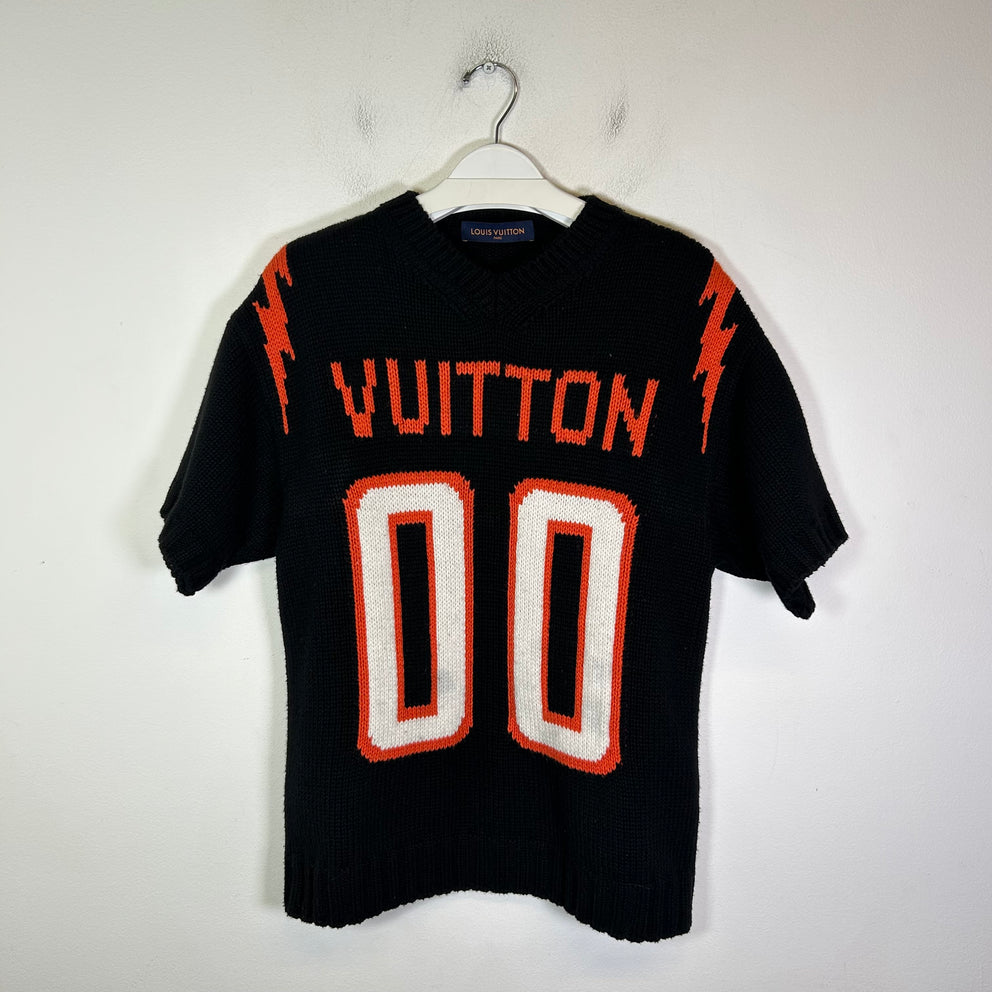 Louis Vuitton Chunky Intarsia Knit Football Tee