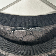 Gucci Black Monogram Sweater Size L