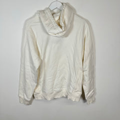 Dior White Flowers Embroidered Hoodie Size M