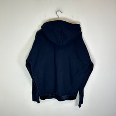 Saint Laurent Navy Embroidered Logo Hoodie Size L