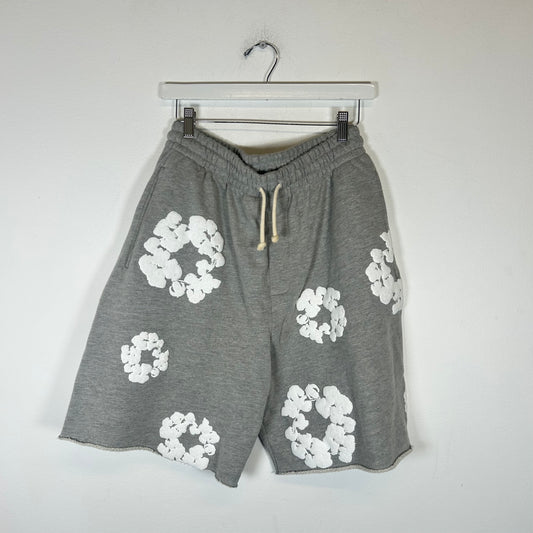 Denim Tears Grey Wreath Shorts Size M