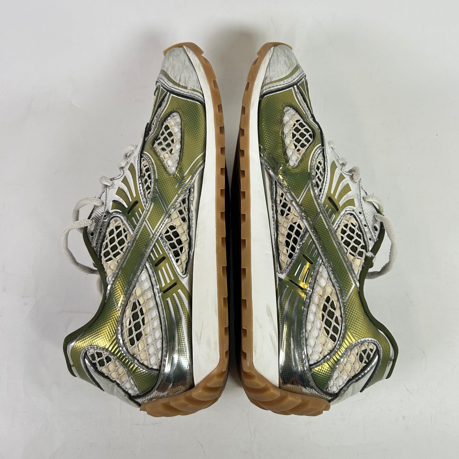 Bottega Veneta Green Mesh Orbit Sneaker