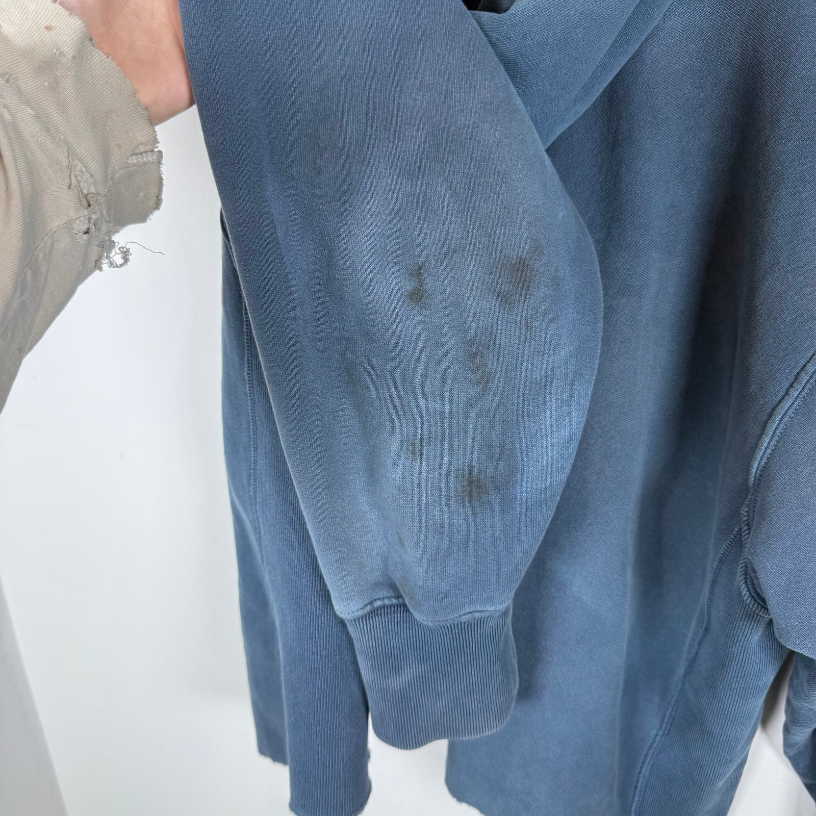 Maison Margiela Distressed Cut-Off Logo Hoodie