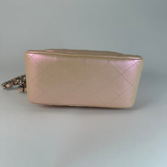 Chanel Mini Square Iridescent Calfskin Flap