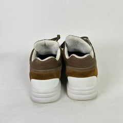 Chanel Olive/Brown Interlocking CC Runners