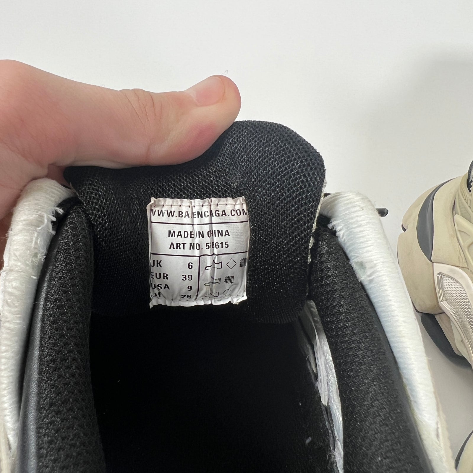 Balenciaga Track 2 Silver/Black Size 39