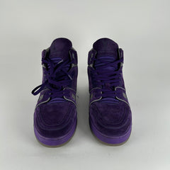 Louis Vuitton Purple High-Top Trainers Size 9.5