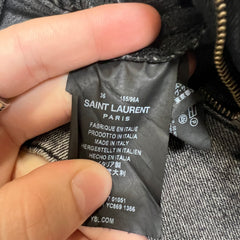 Saint Laurent Grey Washed Jean Size 36