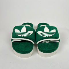 Gucci x Adidas Green GG Platform Sandals Size 38