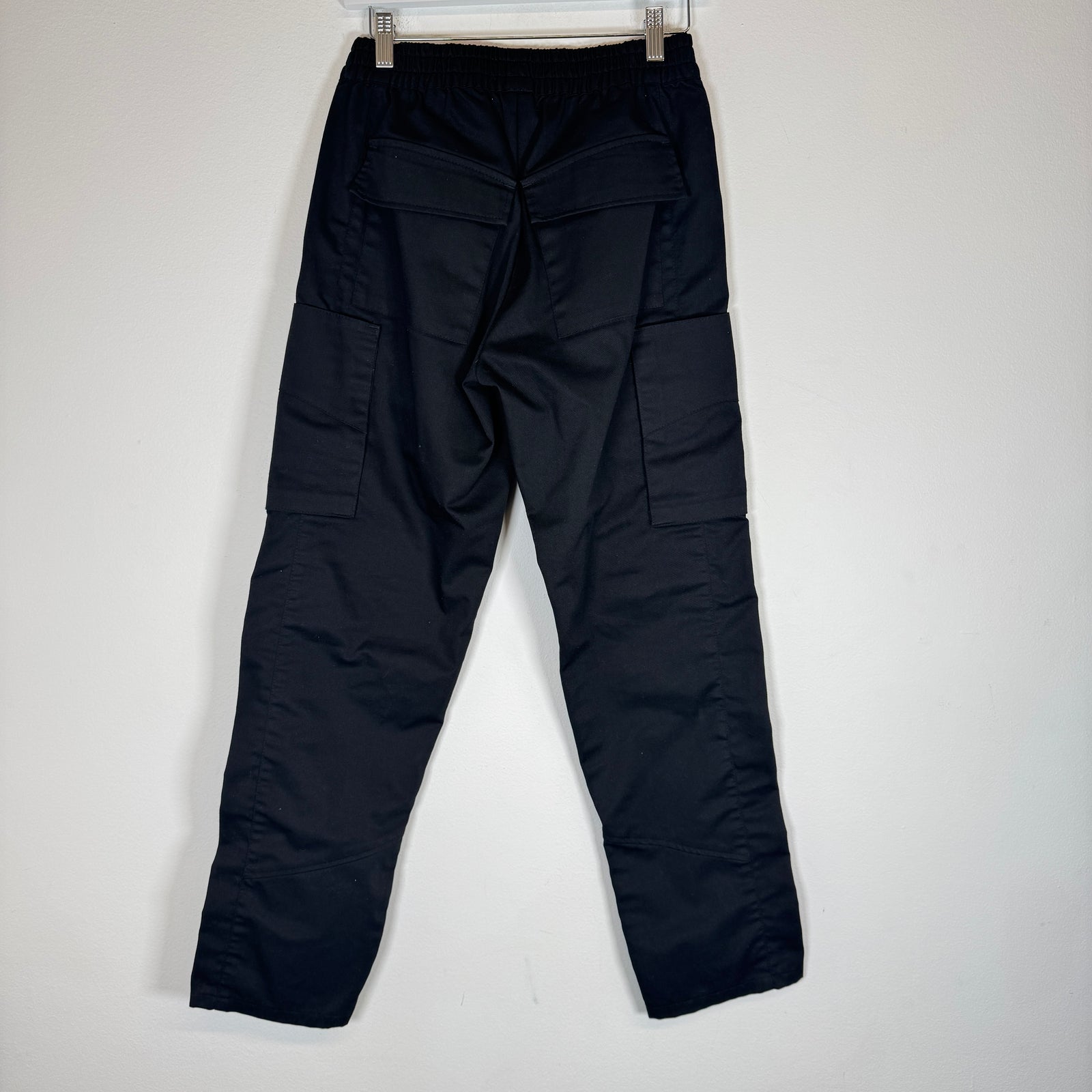 Rhude Black Canvas Cargo Pants Size S