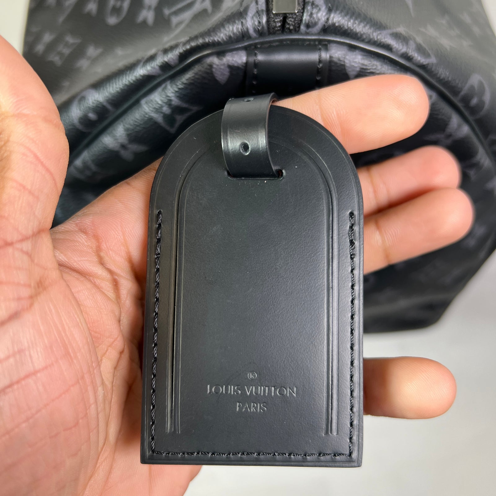 Louis Vuitton Monogram Eclipse Bandouliere Keepall 55
