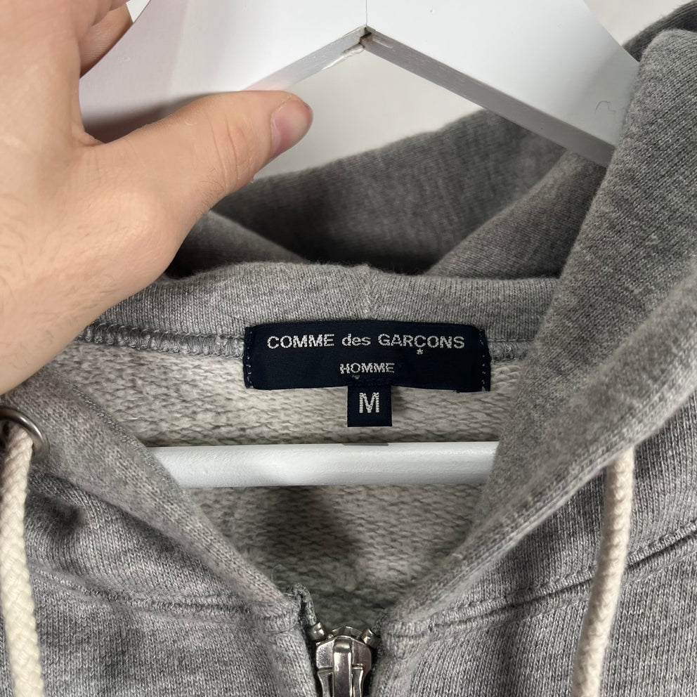 CDGH Hybrid Grey Zip-Up Hoodie Size M