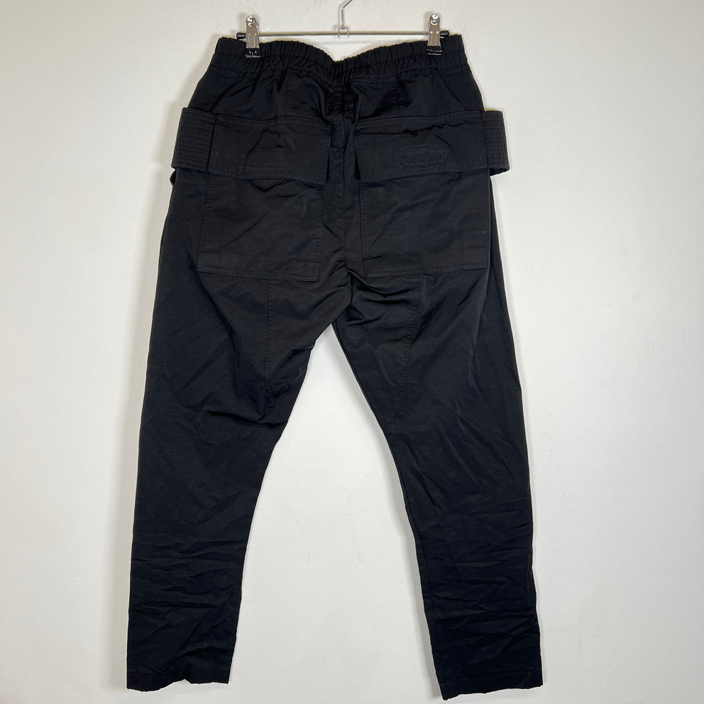 Rick Owens Drkshdw Black Creatch Cargo Pants Size S