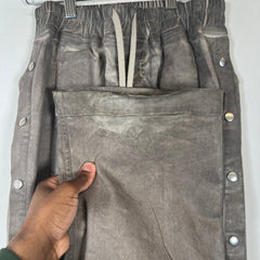 Rick Owens Drkshdw Dust Waxed Pusher Pants Size XS