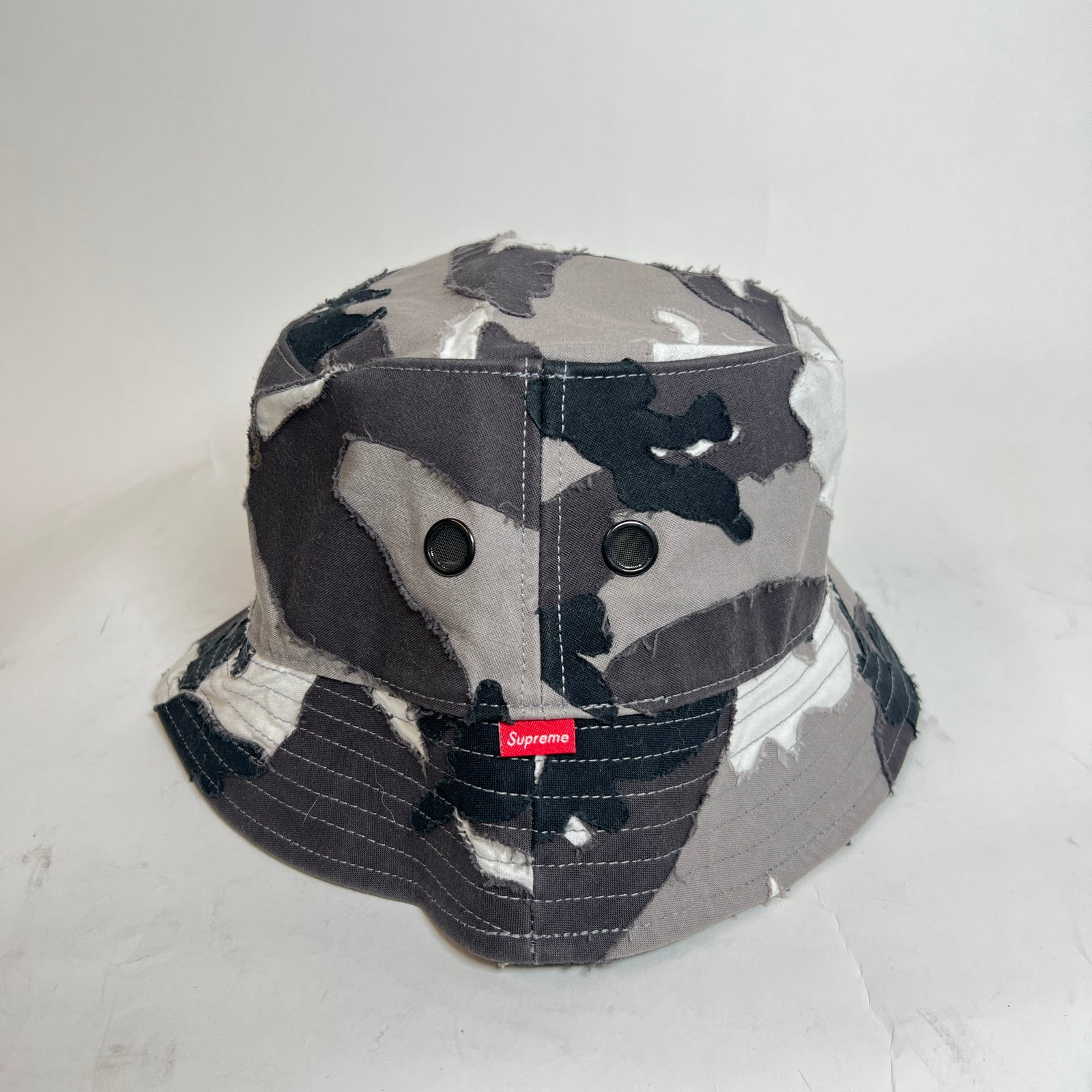 Supreme SS25 Layered Snow Camo Crusher Bucket Hat Size M/L