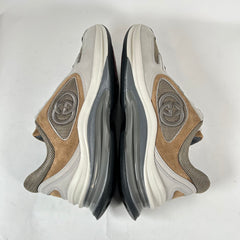 Gucci Gray/Brown Interlocking G Runners Size GG 9